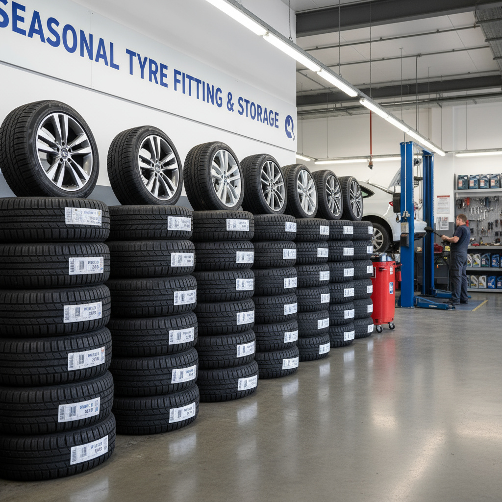 Reifenlager für saisonalen Wechsel
